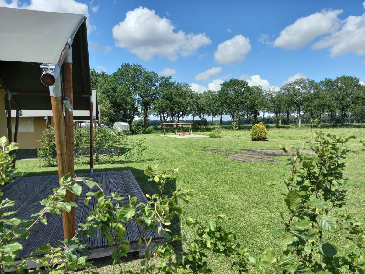 Comfort Safaritent 6 Pers En Mini Camping Zwiggelte Exteriér fotografie