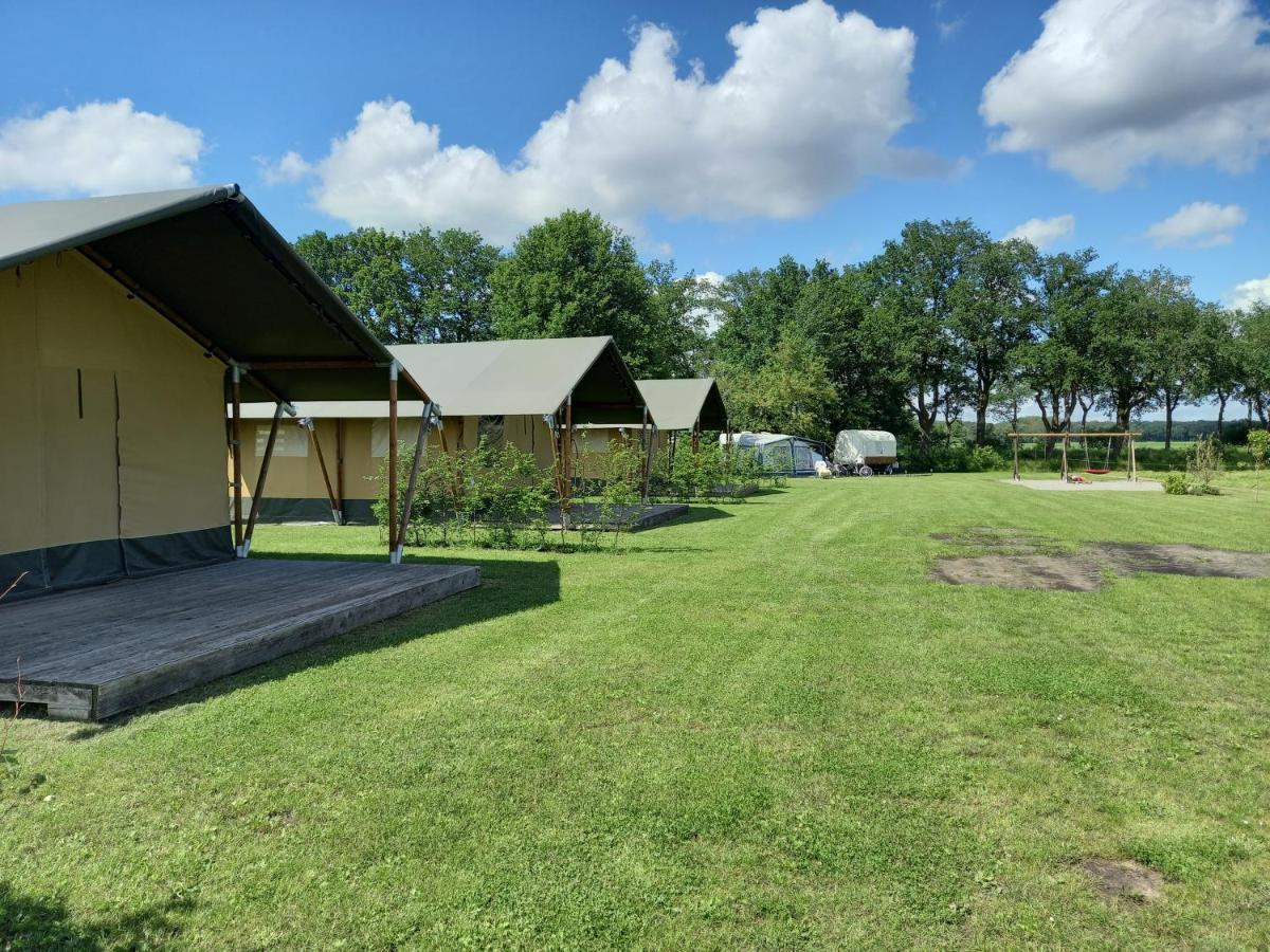 Comfort Safaritent 6 Pers En Mini Camping Zwiggelte Exteriér fotografie